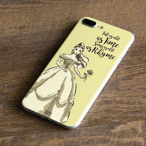 Disney Princess Belle Tale As Old As Time Art iPhone 8 Plus Skin